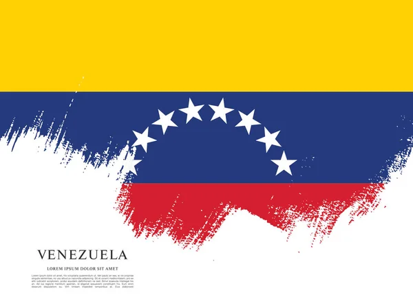 Venezuela mise en page drapeau — Image vectorielle