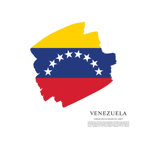 Aufteilung der venezuela-Flagge — Stockvektor