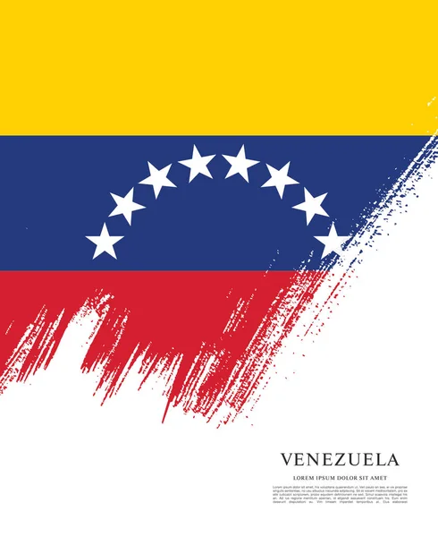 Aufteilung der venezuela-Flagge — Stockvektor