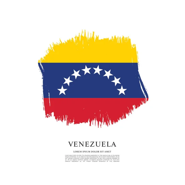 베네수엘라 국기 레이아웃 — 스톡 벡터