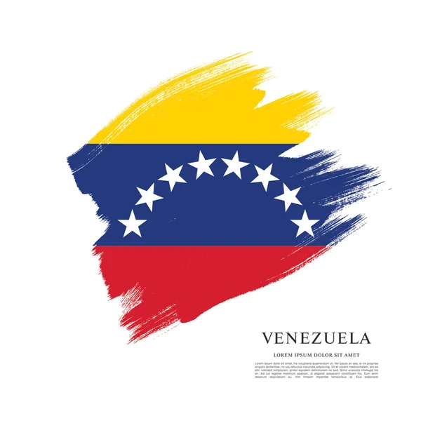 Venezuela mise en page drapeau — Image vectorielle