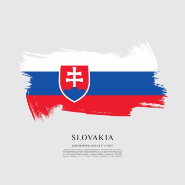 Slovakya, arka plan bayrak