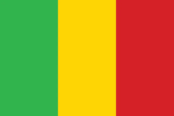 Vlajka z Mali, pozadí — Stockový vektor