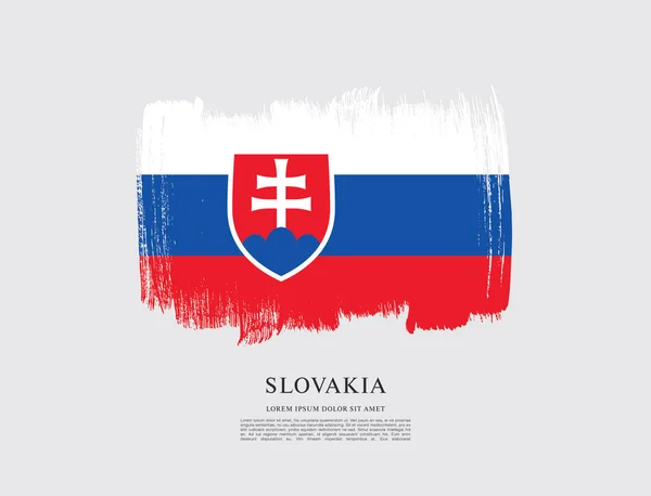 Vlajka Slovenska, pozadí — Stockový vektor