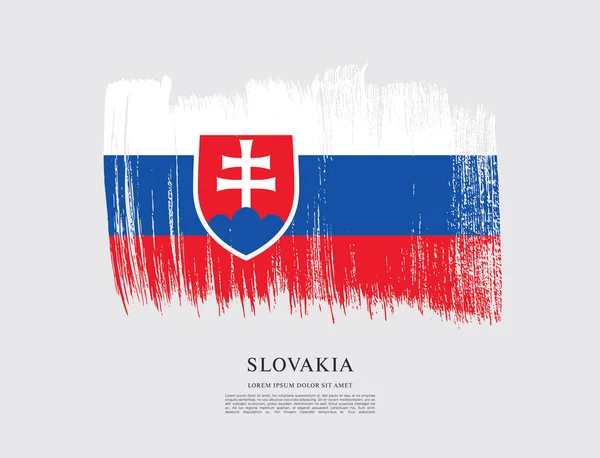 Vlajka Slovenska, pozadí — Stockový vektor