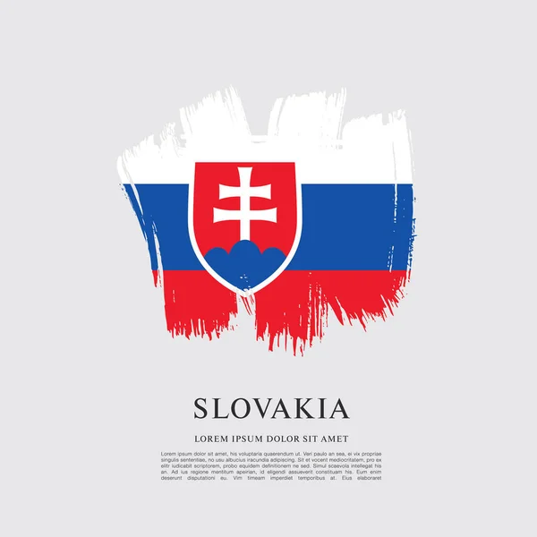 Vlajka Slovenska, pozadí — Stockový vektor