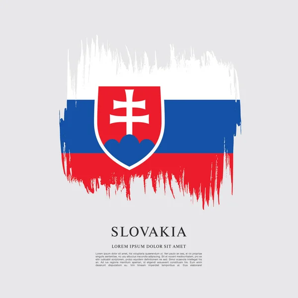 Прапор Словаччини, фону — стоковий вектор