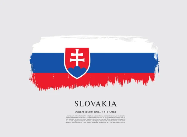 Vlajka Slovenska, pozadí — Stockový vektor