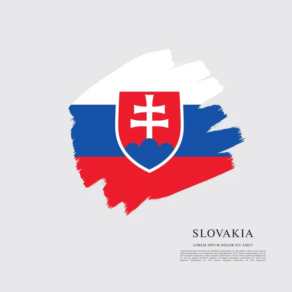 Vlajka Slovenska, pozadí — Stockový vektor