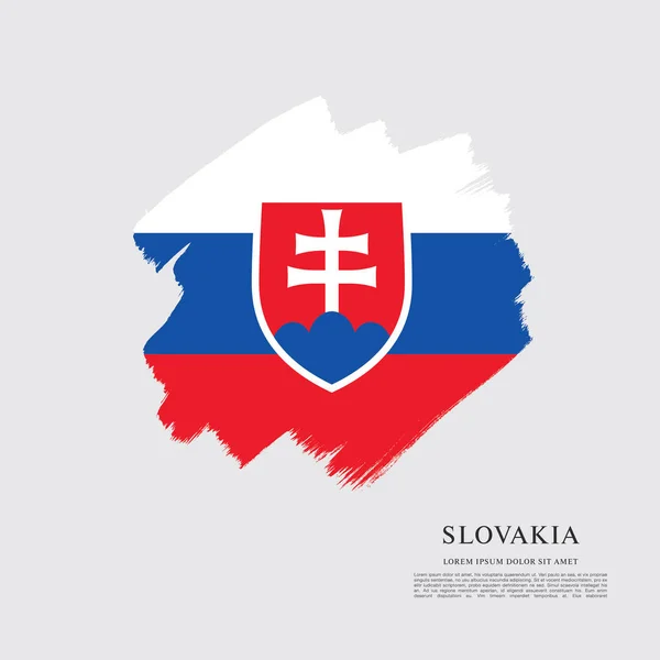 Vlajka Slovenska, pozadí — Stockový vektor