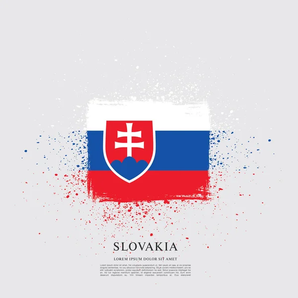 Vlajka Slovenska, pozadí — Stockový vektor