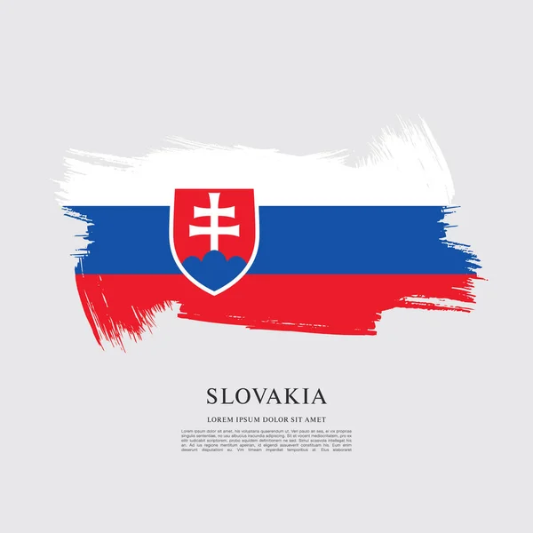 Szlovákia, háttér zászlaja — Stock Vector