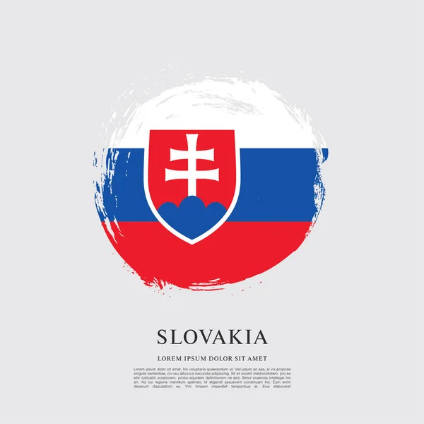 Vlajka Slovenska, pozadí — Stockový vektor