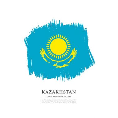Kazakistan bayrağı düzen tasarımı