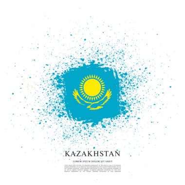 Kazakistan bayrağı düzen tasarımı