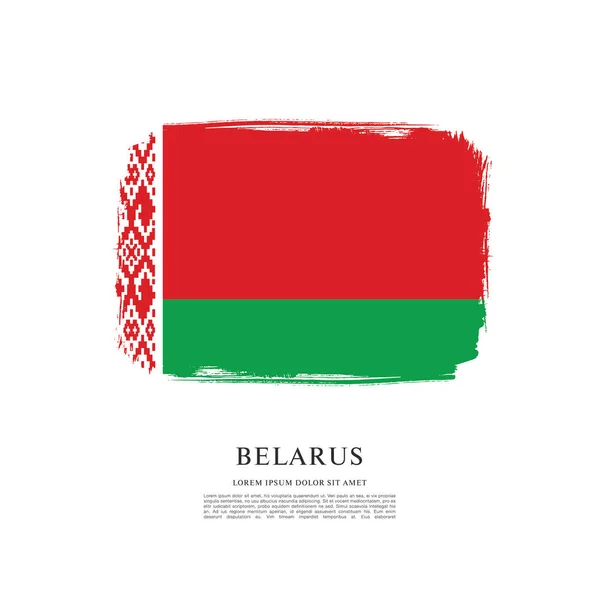 Design of Belarus flag — Stock Vector