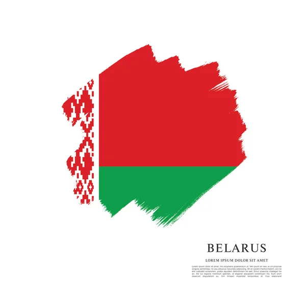Desenho da bandeira da Bielorrússia —  Vetores de Stock