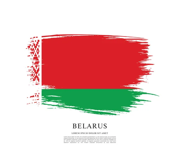 Design of Belarus flag — Stock Vector