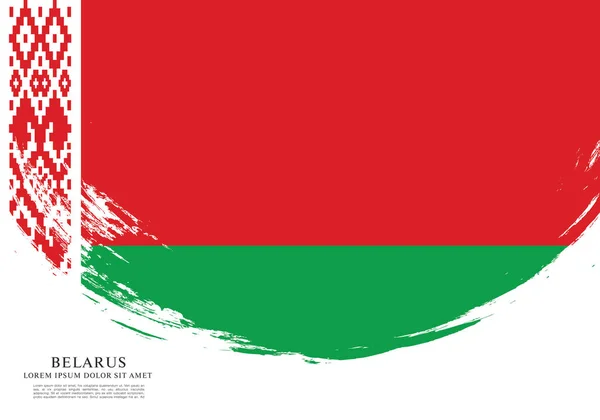 Design of Belarus flag — Stock Vector