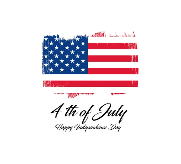 4th of July Independence day — Stock Vector