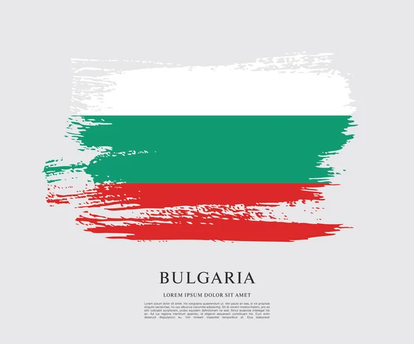 Bulgaria flag layout — Stock Vector