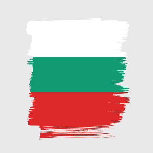 Bulgarische Flagge — Stockvektor