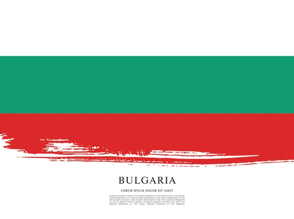 Bulgaristan bayrağı düzeni — Stok Vektör