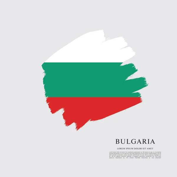 Drapeau Bulgarie — Image vectorielle