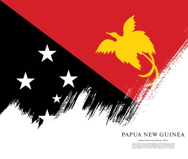 Flag of Papua New Guinea — Stock Vector