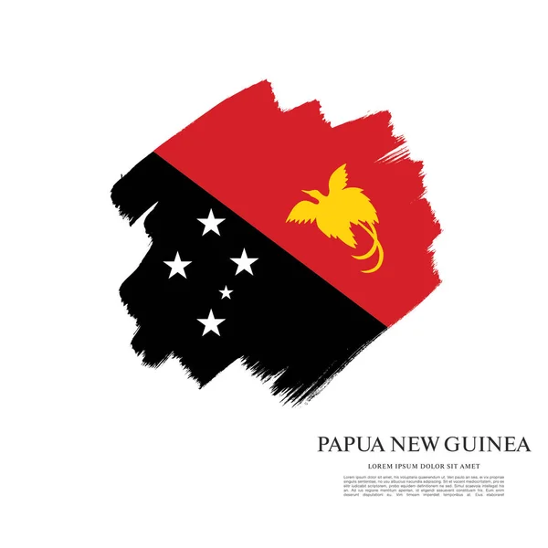 Flag of Papua New Guinea — Stock Vector