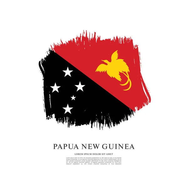 Flag of Papua New Guinea — Stock Vector