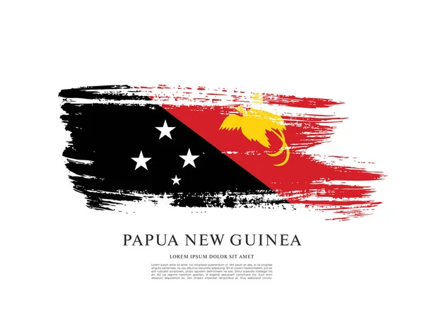 Flag of Papua New Guinea — Stock Vector