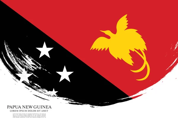 Flag of Papua New Guinea — Stock Vector