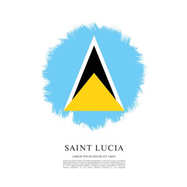 Saint Lucia arka plan bayrağı