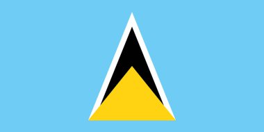 Saint Lucia arka plan bayrağı