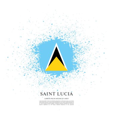 Saint Lucia arka plan bayrağı