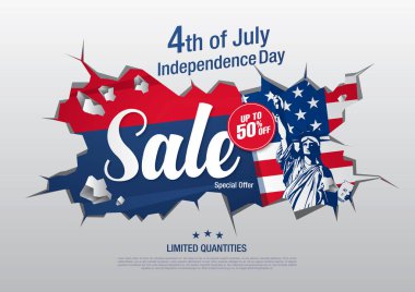  Bağımsızlık günü satışı büyük başlığı