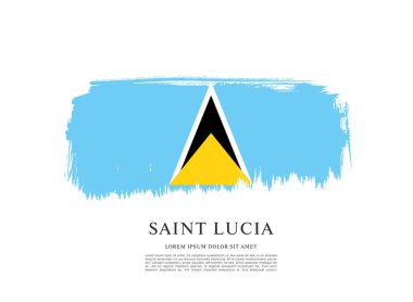 Saint Lucia arka plan bayrağı