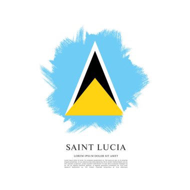 Saint Lucia arka plan bayrağı