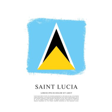 Saint Lucia arka plan bayrağı