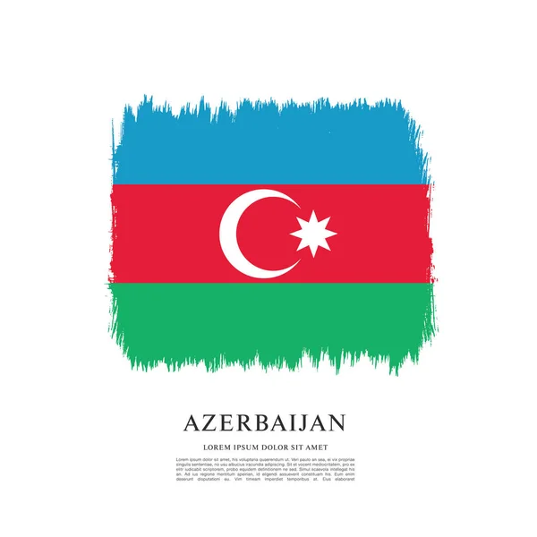 Flagge von Aserbaidschan Hintergrund — Stockvektor