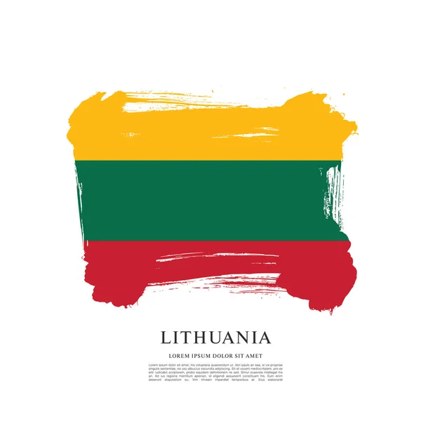 Флаг Литвы — стоковый вектор