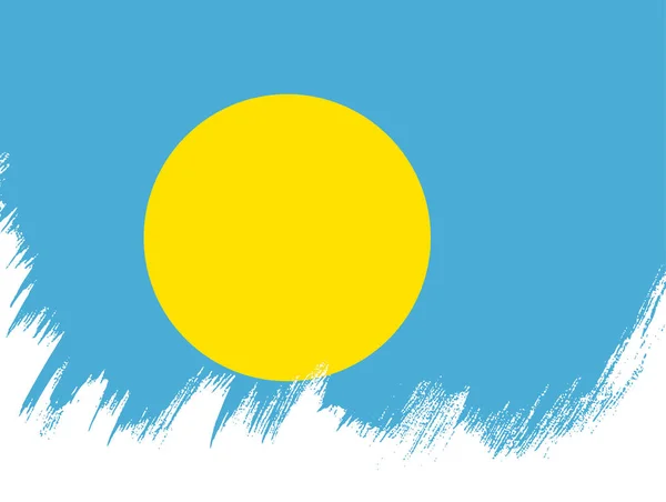 Bandeira do fundo de Palau —  Vetores de Stock