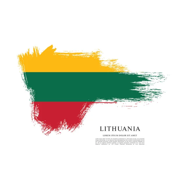 Σημαία της Λιθουανίας φόντο — Διανυσματικό Αρχείο