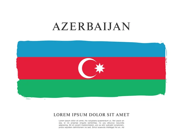 Flagge von Aserbaidschan Hintergrund — Stockvektor