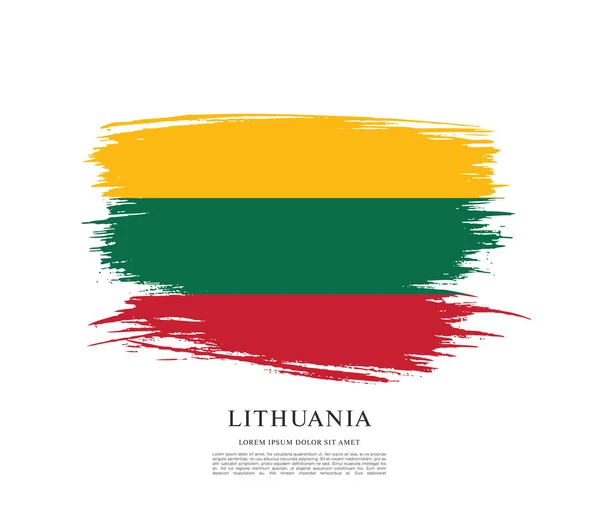 Флаг Литвы — стоковый вектор