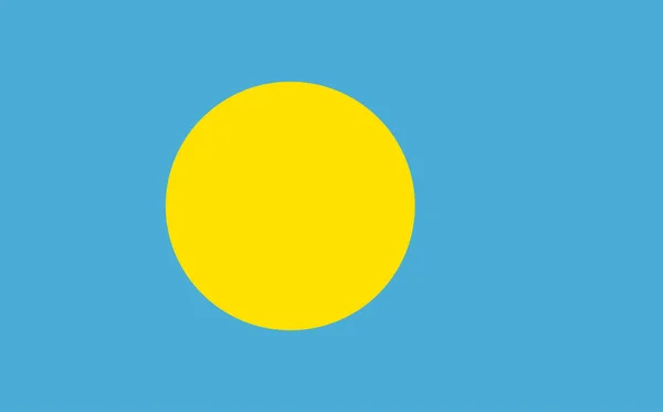 Flagge von Palau Hintergrund — Stockvektor
