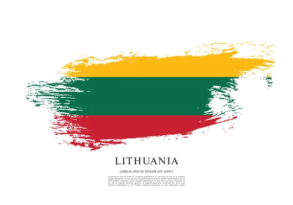 Прапор Литви фону — стоковий вектор