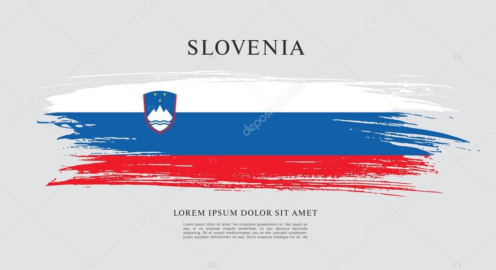 Flag of Slovenia background