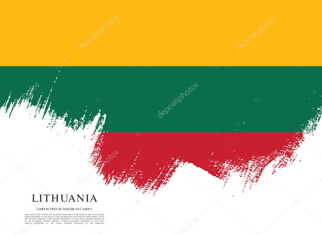Flag of Lithuania background